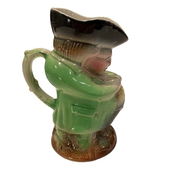Toby Jug Mug Pitcher Made in England Tavern Décor Médieval Ambiance Vintage - Picture 4 of 10